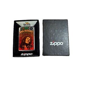 BOB MARLEY ZIPPO LIGHTER MINT IN BOX 2010